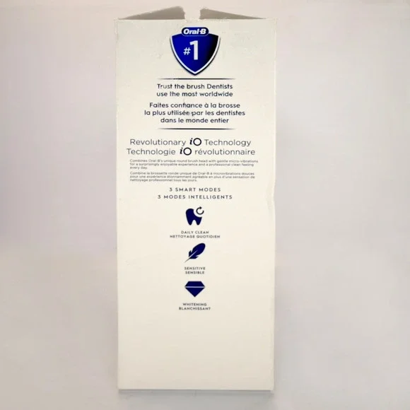 Oral-B iO Series 3 Rechargeable Electric Toothbrush White New Open Box 2 Heads - Picture 4 of 8